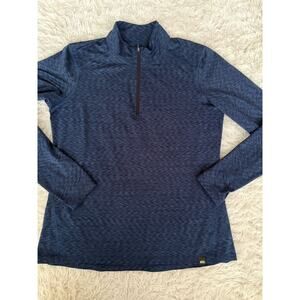 REI Women’s XL Blue/black Classic 1/4 Zip Active Jacket. Grt. Condition